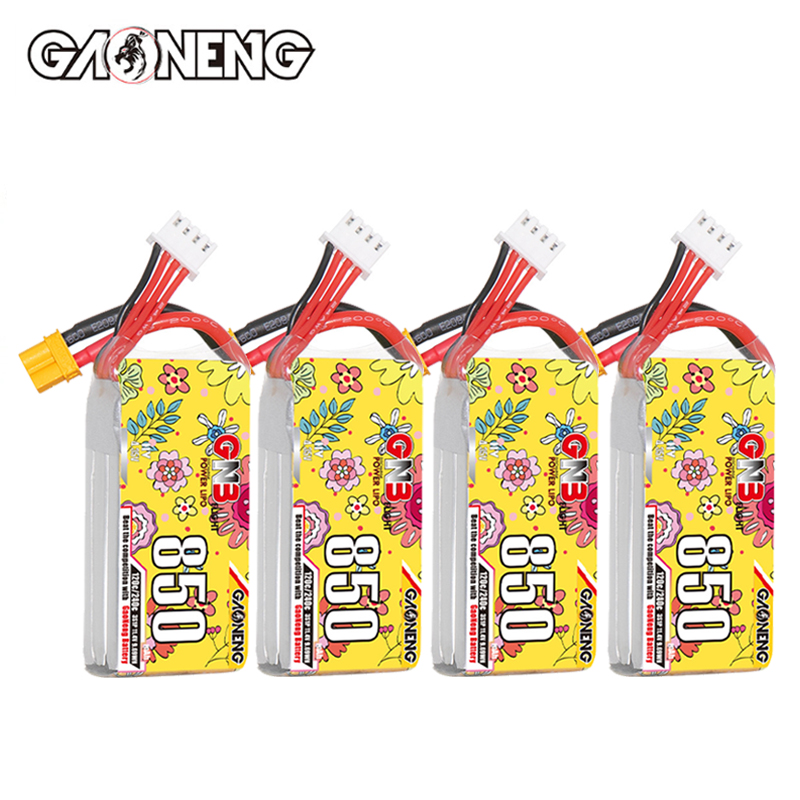 Upgraded GNB 4S 15.2V 850mAh L - Drone Battery Li-Ion 评论和价格