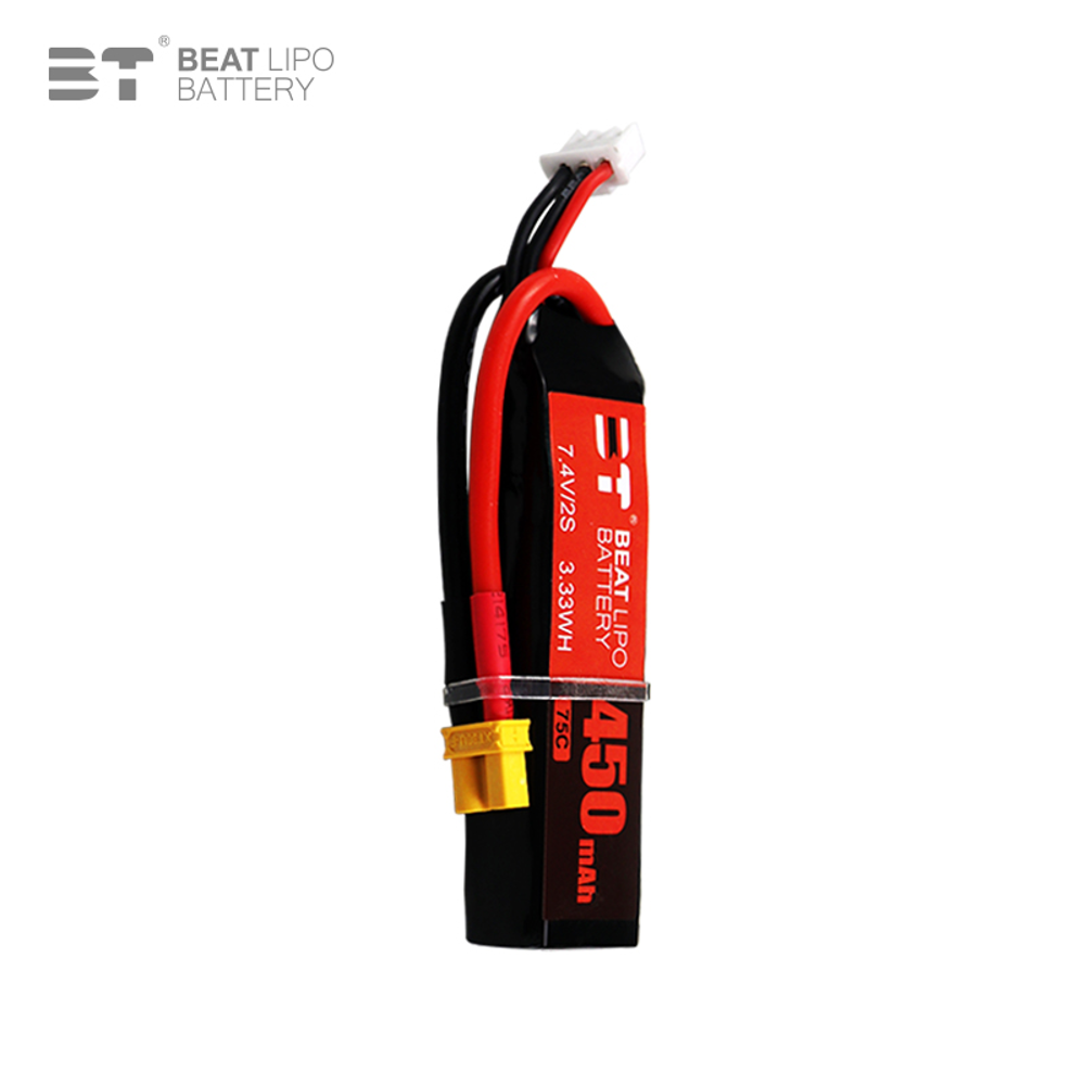 BEAT 2S 7.4V 450mAh 75C LiPo B - Drone Battery Li-Ion 评论和价格